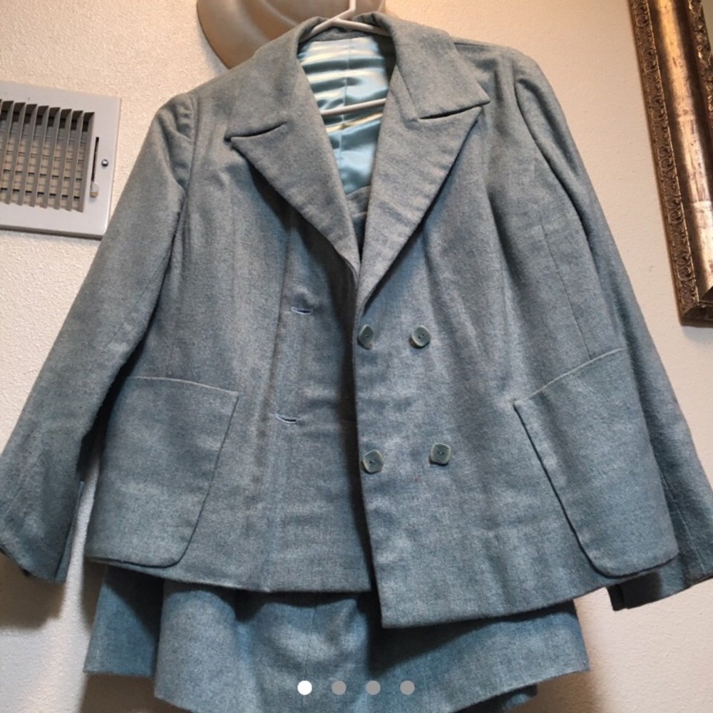 NWOT Handmade Vintage 2-Piece Skirt Suit